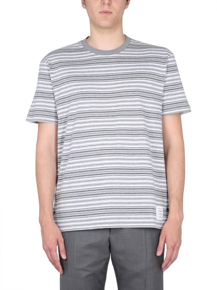 Thom Browne T-shirt In Grey