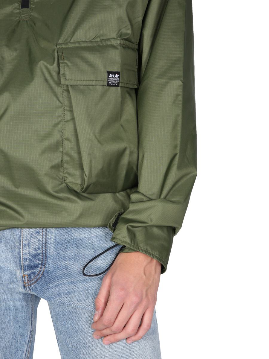 Shop Arkair Waterproof Jacket In Green