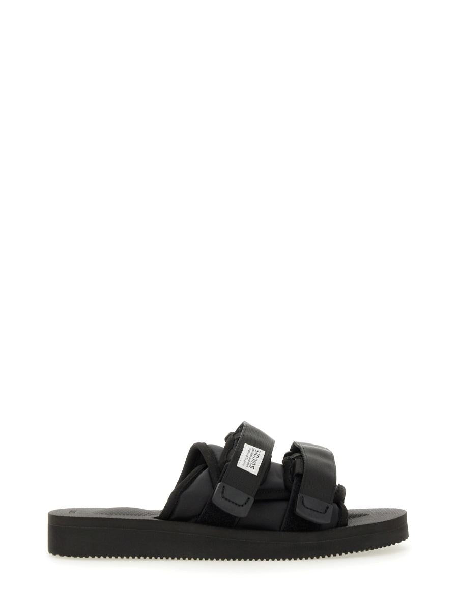 Shop Suicoke "moto Cab" Sandal Unisex In Black