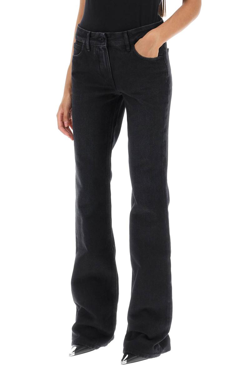 Shop Off-white Bootcut Fit Jeans In Nero
