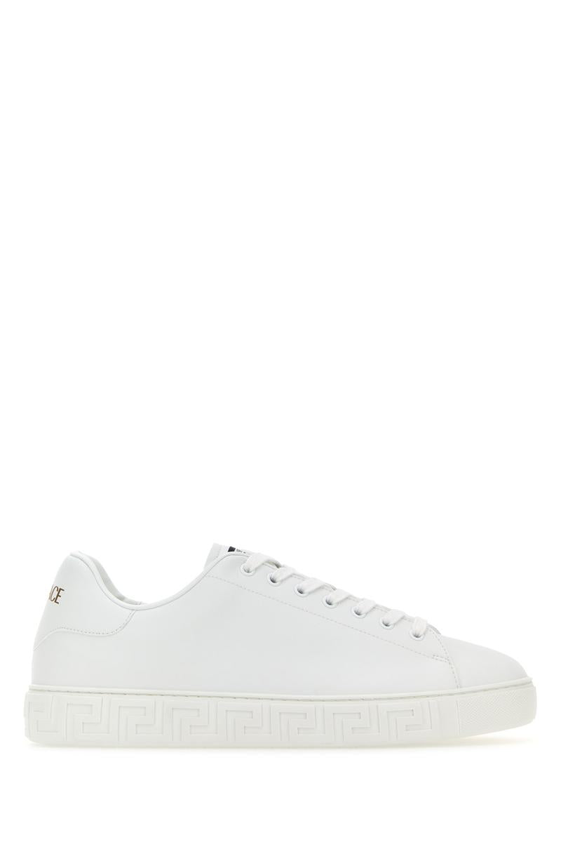 Shop Versace Sneakers In White1w010