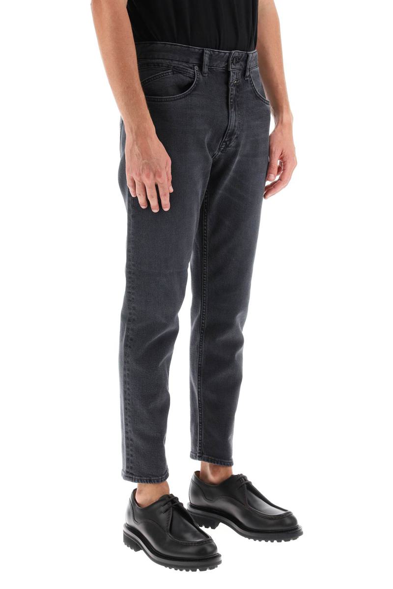 Shop Closed Cooper Jeans With Tapered Cut In Grigio