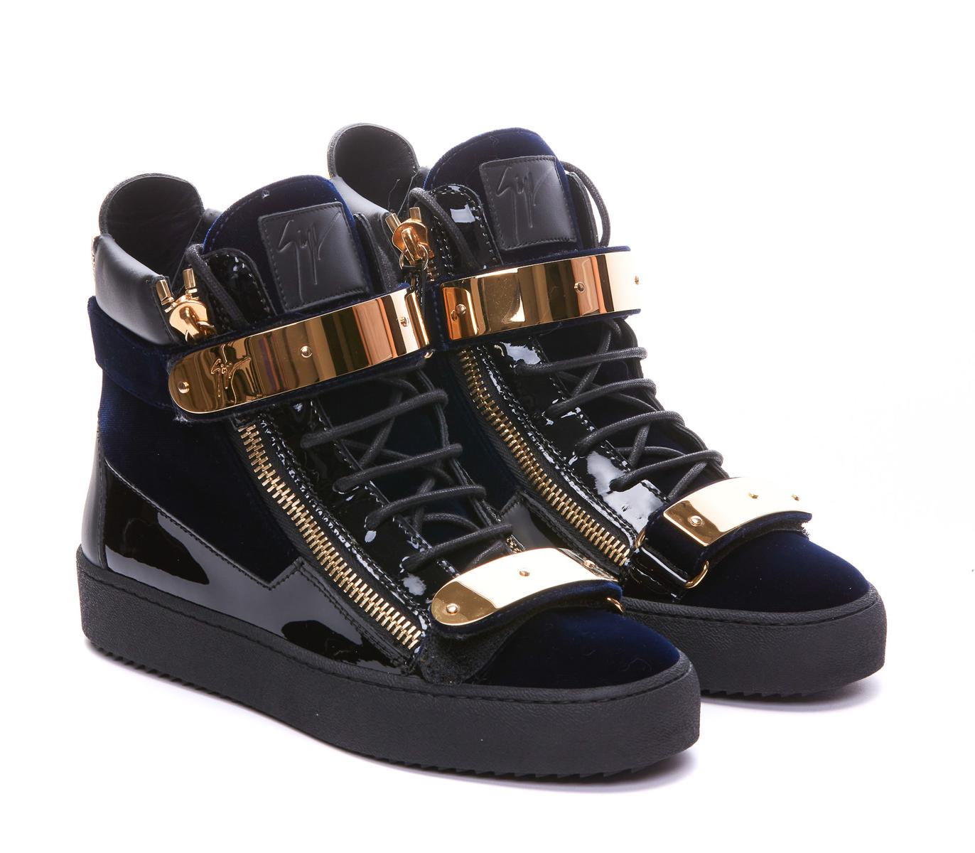 Shop Giuseppe Zanotti Sneakers In Black