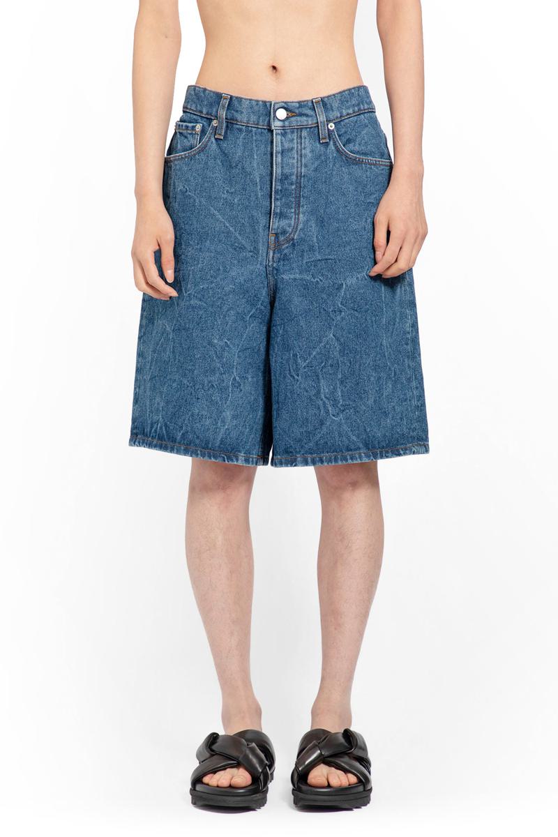 Shop Dries Van Noten Shorts In Blue