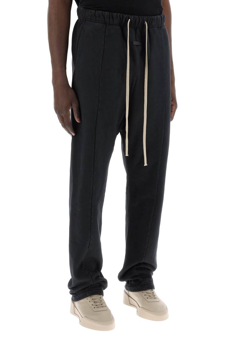 Shop Fear Of God "brushed Cotton Joggers For In Nero