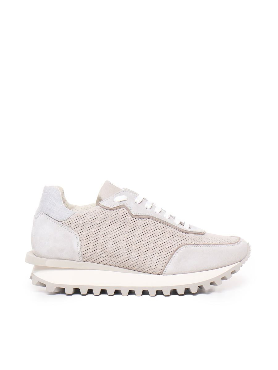 Shop Eleventy Sneakers In Sand, Grey