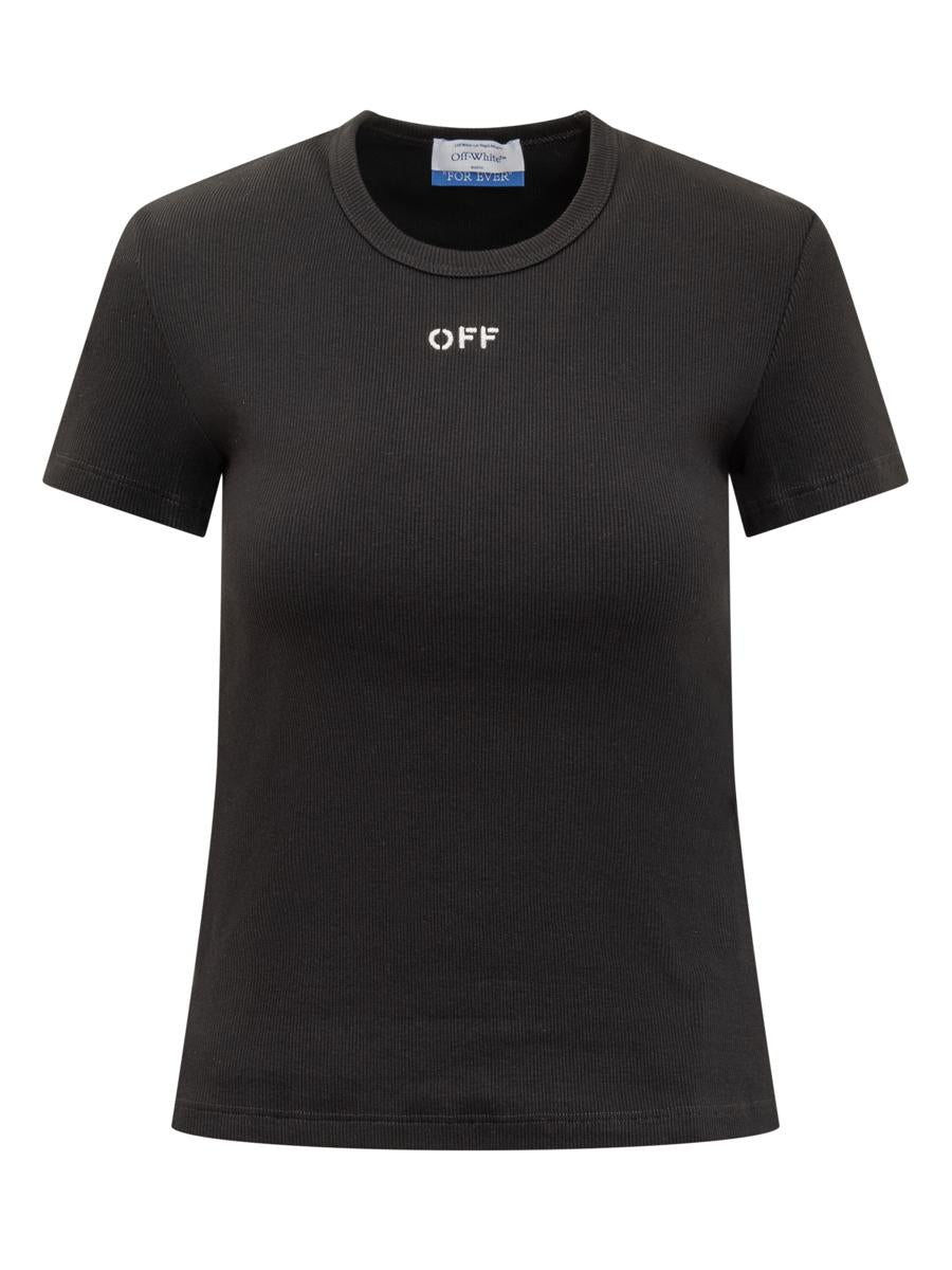Off-white T-shirt Off In Black