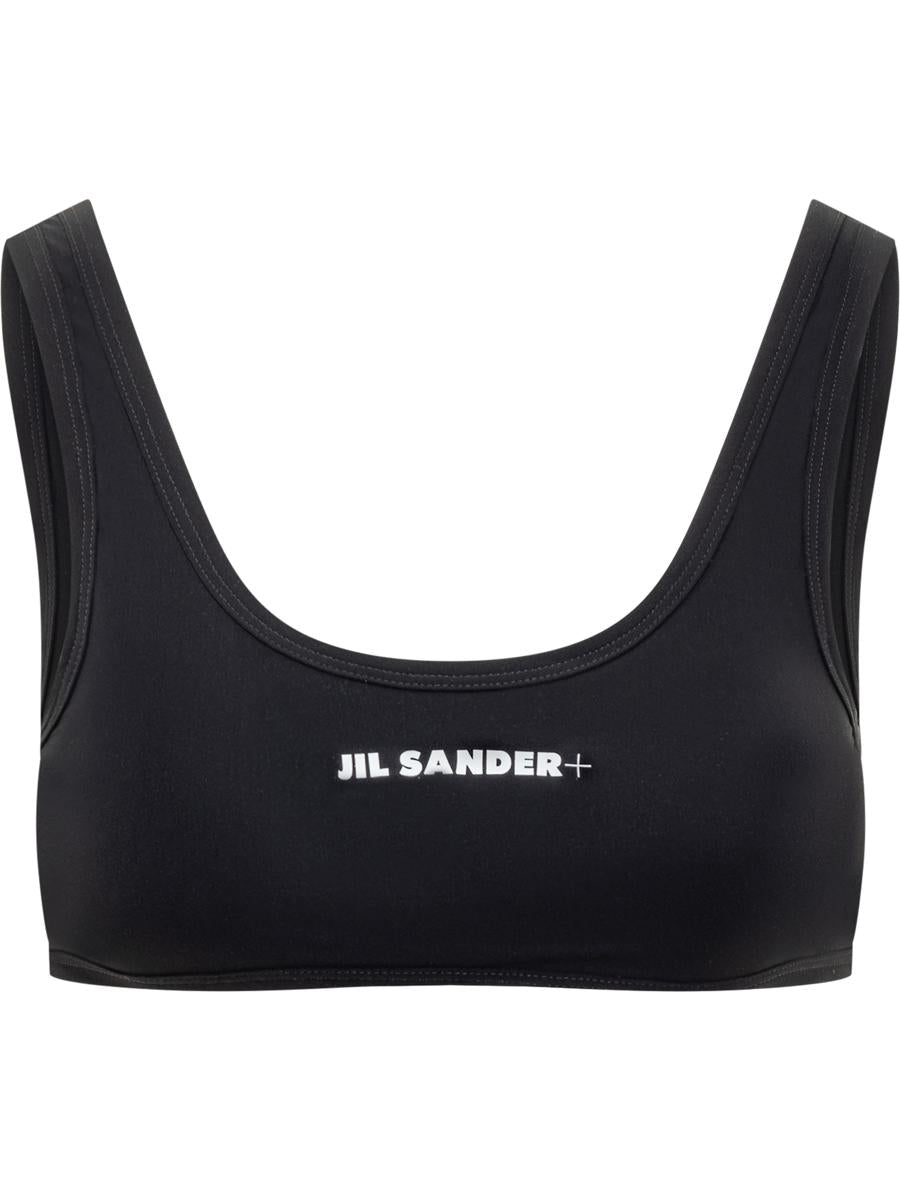 Jil Sander Bra With Logo In Black