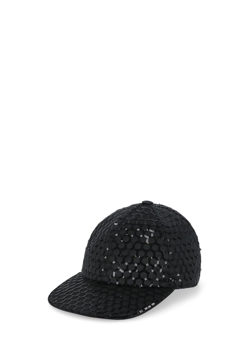 Shop Fabiana Filippi Hats Black