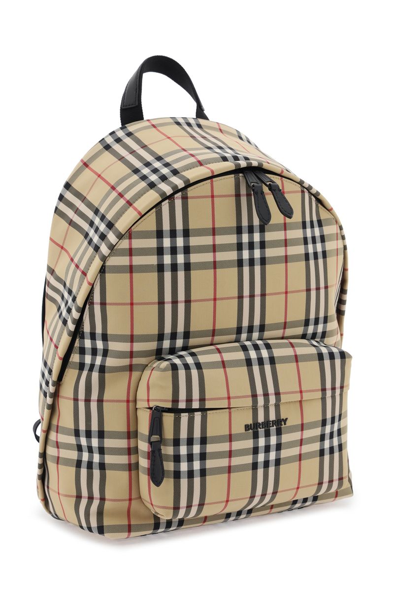 Shop Burberry Backpacks In Archivebeige