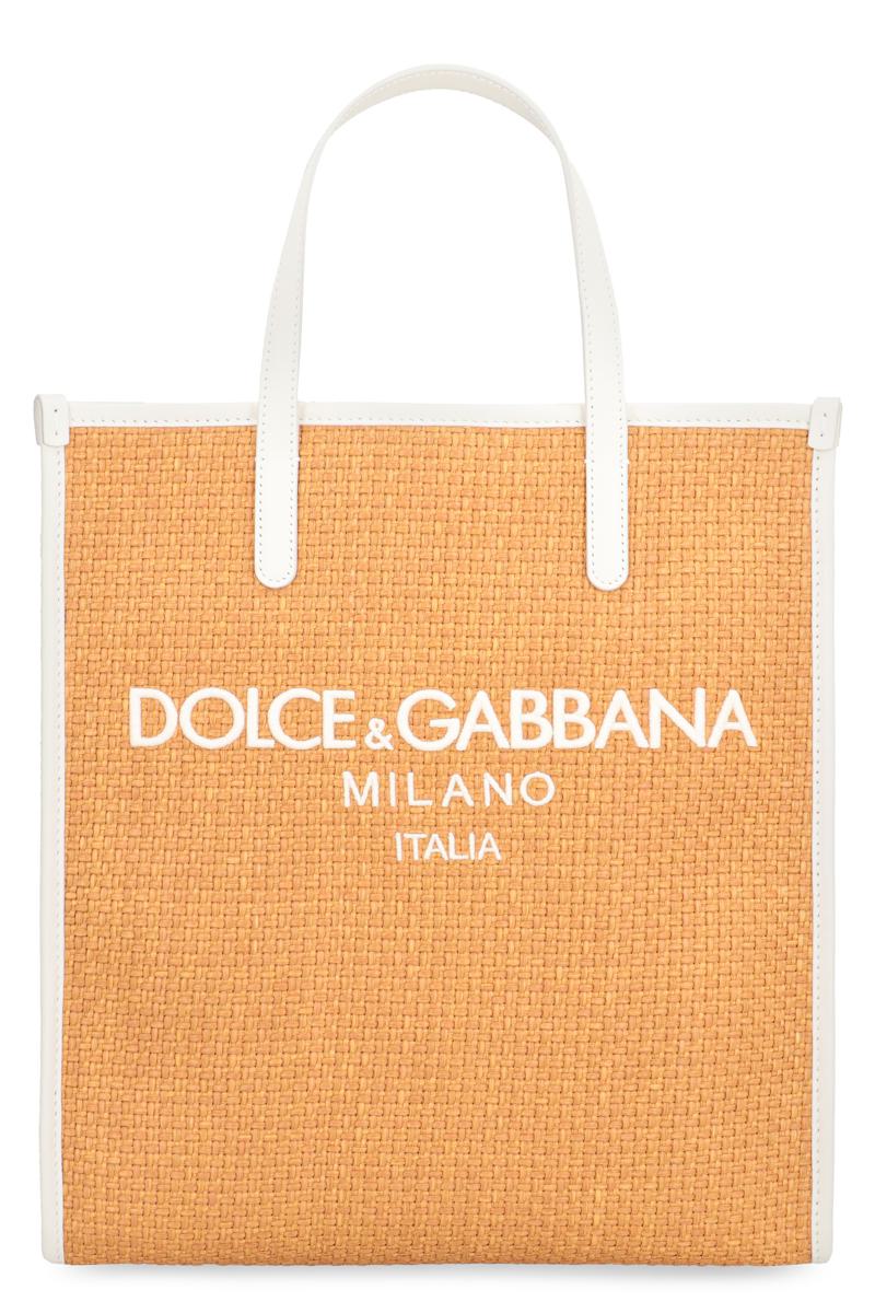 Shop Dolce & Gabbana Shopping Bags In Brown