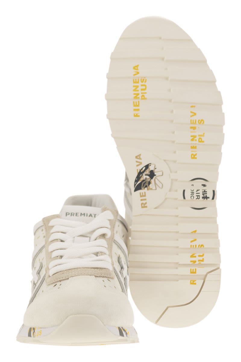 Shop Premiata Lucy-d 6669 - Sneakers In White