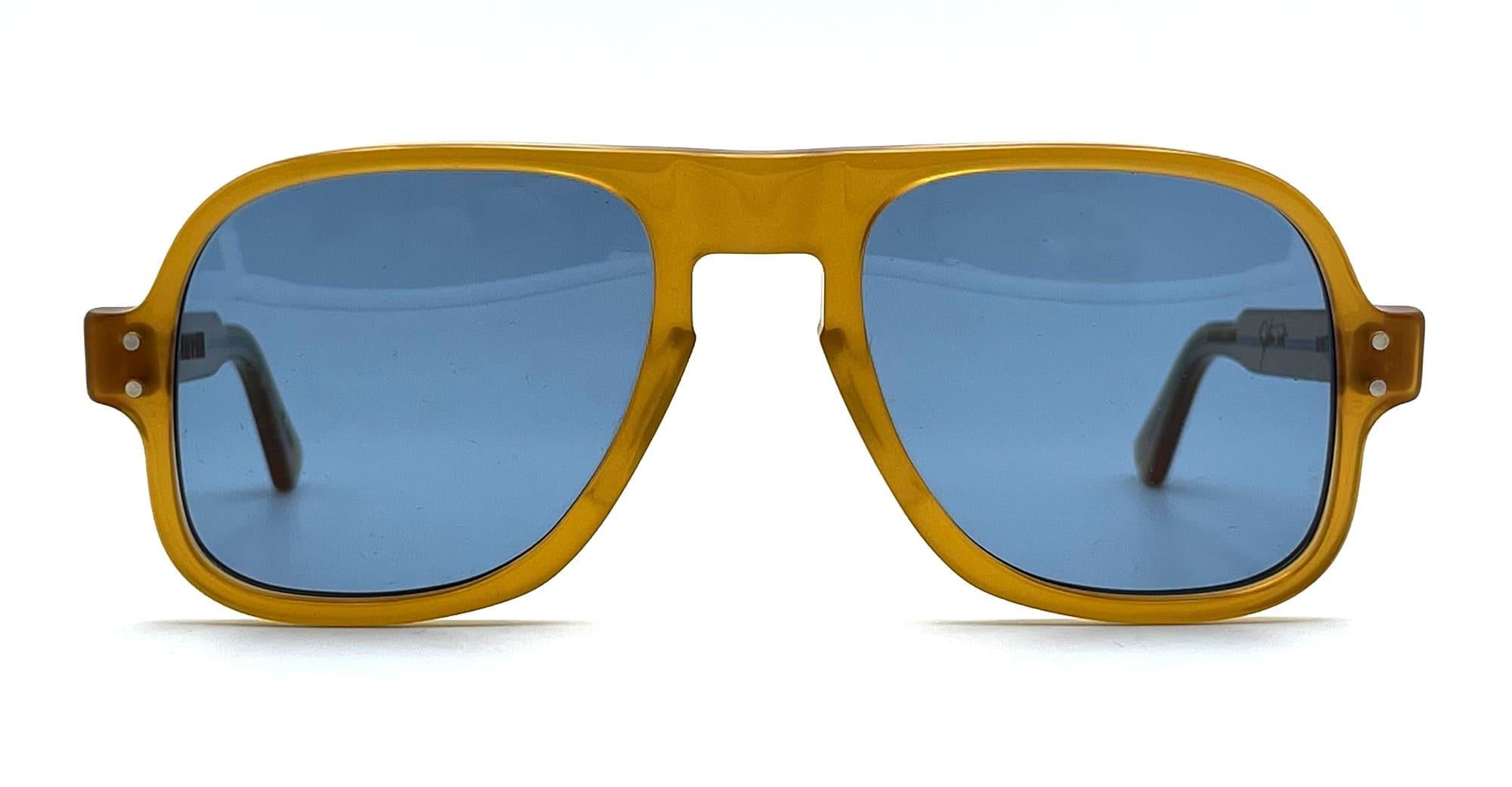 Shop Julius Tart Sunglasses In Yellow