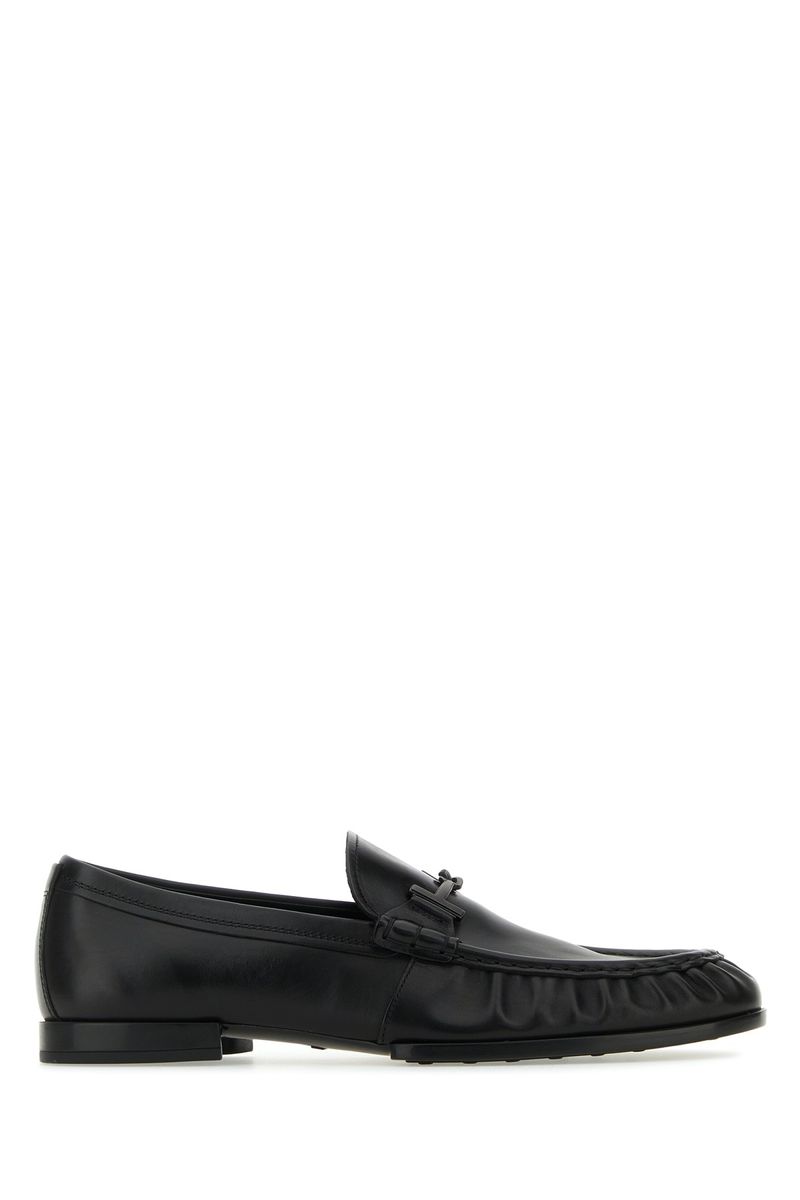 Shop Tod's Loavers In Black
