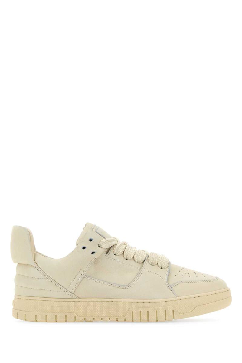 1989 Studio Leather Sneakers Featuring Perforated Detailing In White