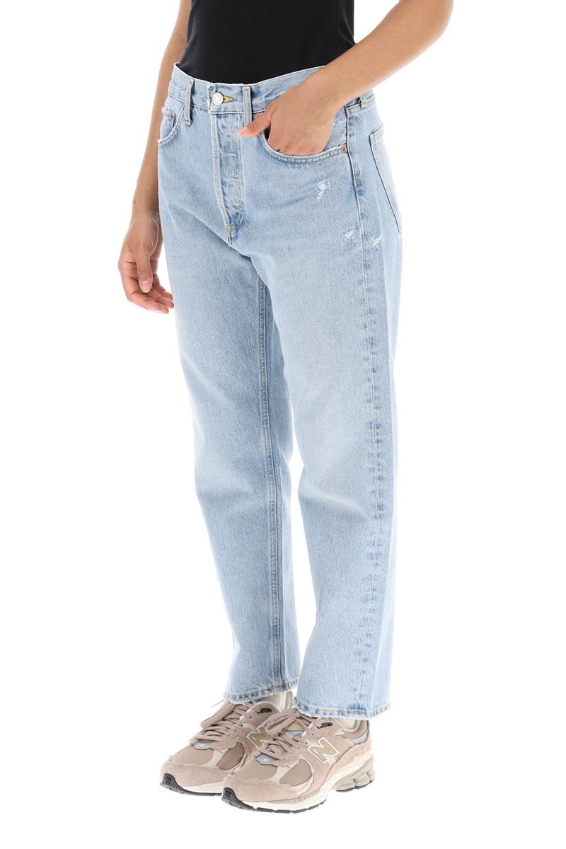 Shop Agolde 'parker' Jeans With Light Wash In Celeste