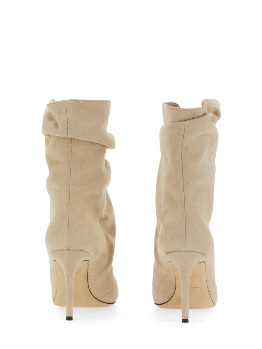 Shop Giuseppe Zanotti Yunah Boot In Ivory