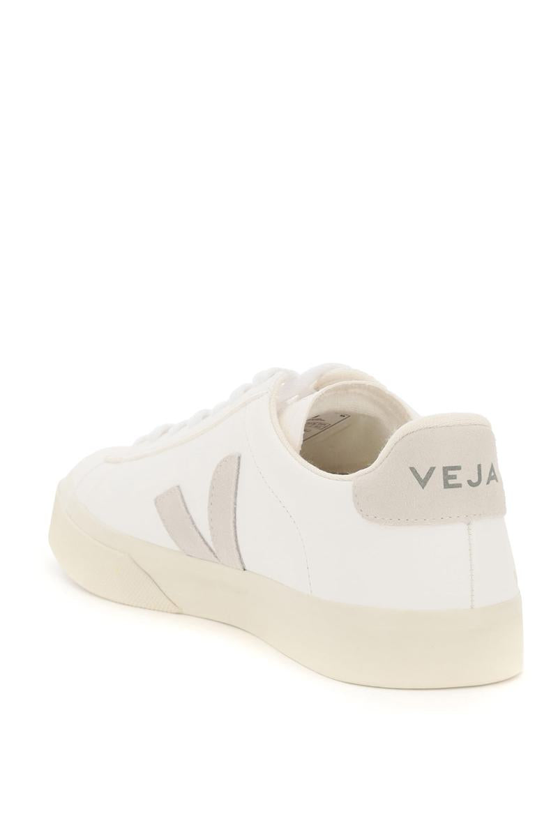 Shop Veja Campo Sneakers In Bianco