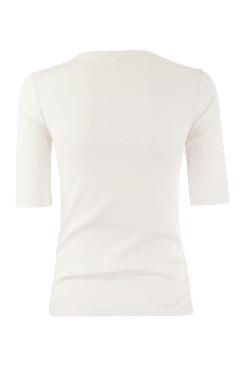 Shop Peserico T-shirt Bianco In White
