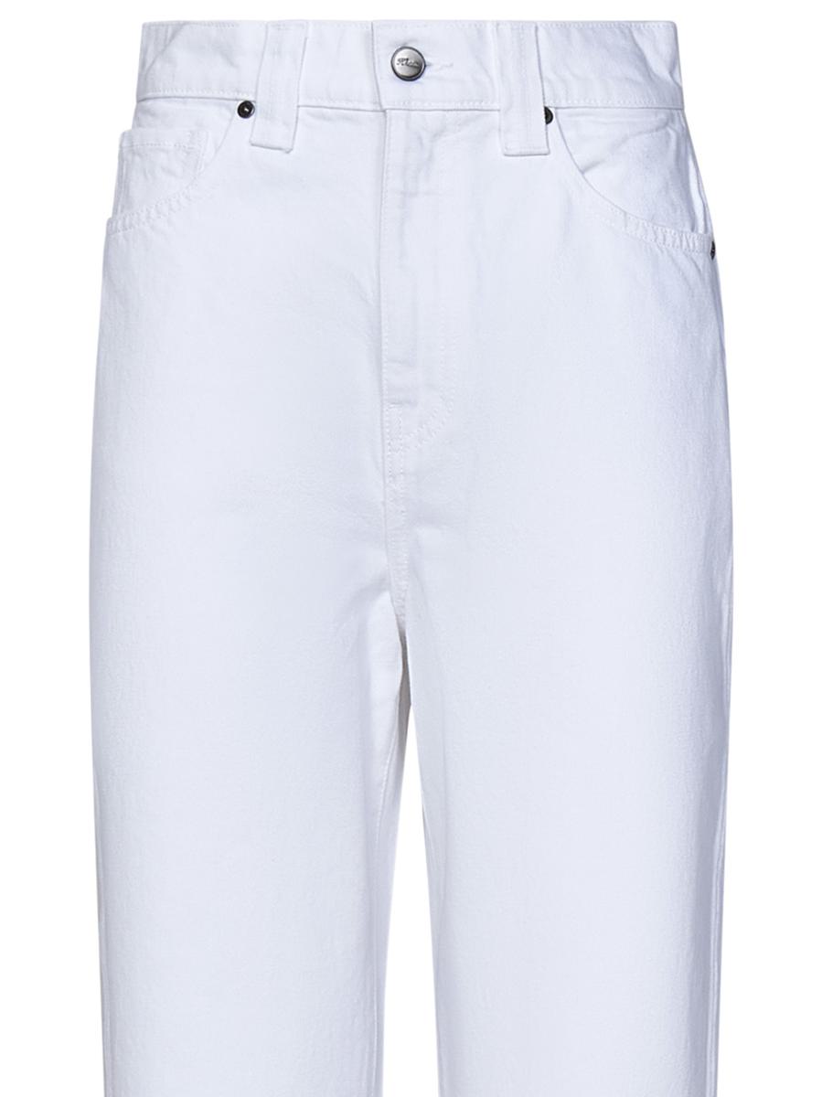 Shop Khaite Ny Shalbi Jeans In White