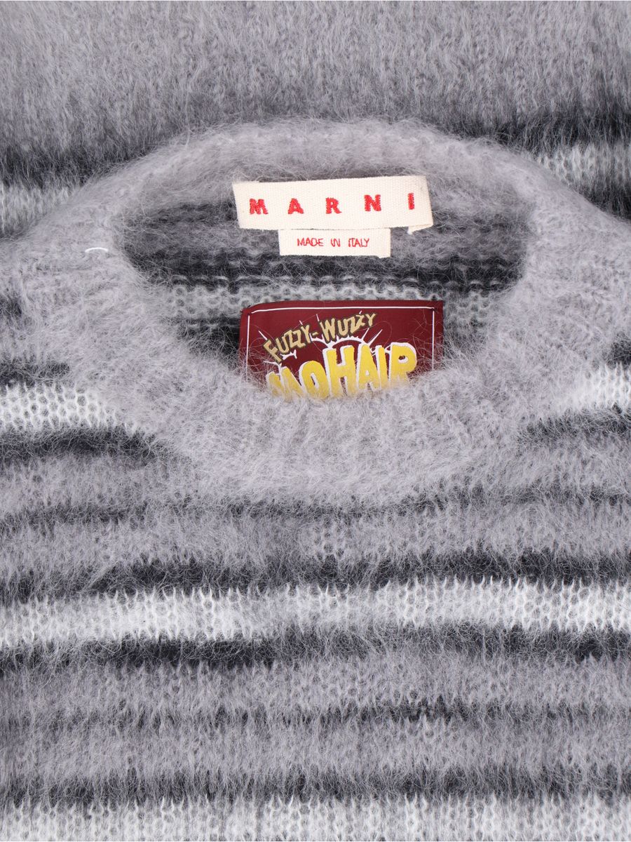 Shop Marni Sweaters In Grey