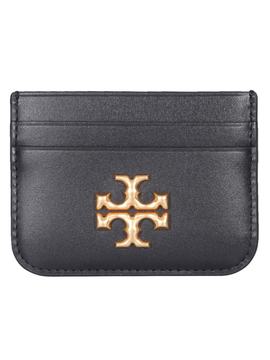 Tory Burch Eleanor Card Holder In Black