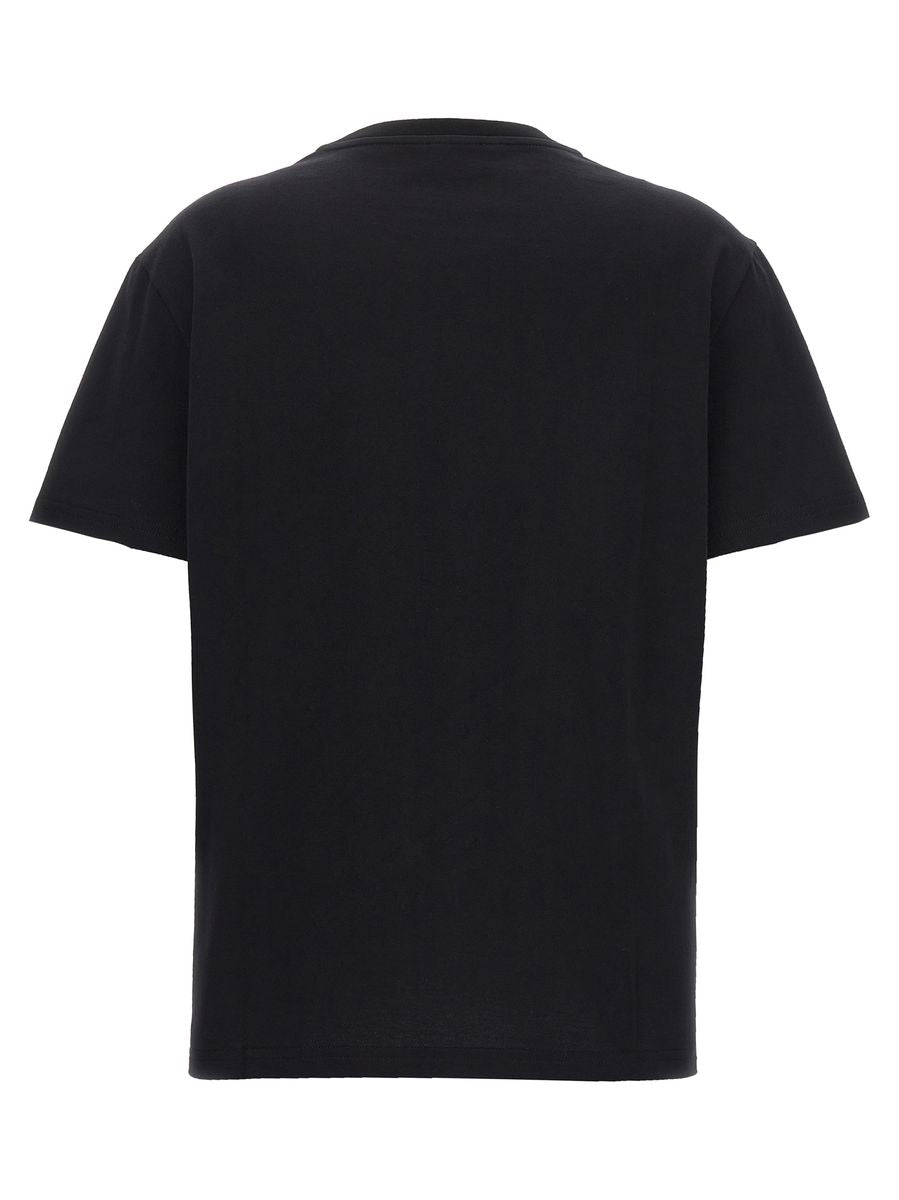 Shop Etro Logo Embroidery T-shirt In Black