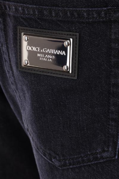 Shop Dolce & Gabbana Jeans In Dark Denim
