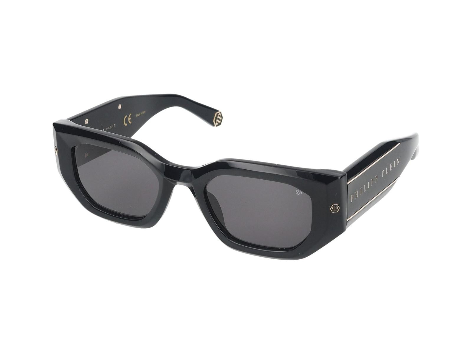 Shop Philipp Plein Sunglasses In Glossy Black