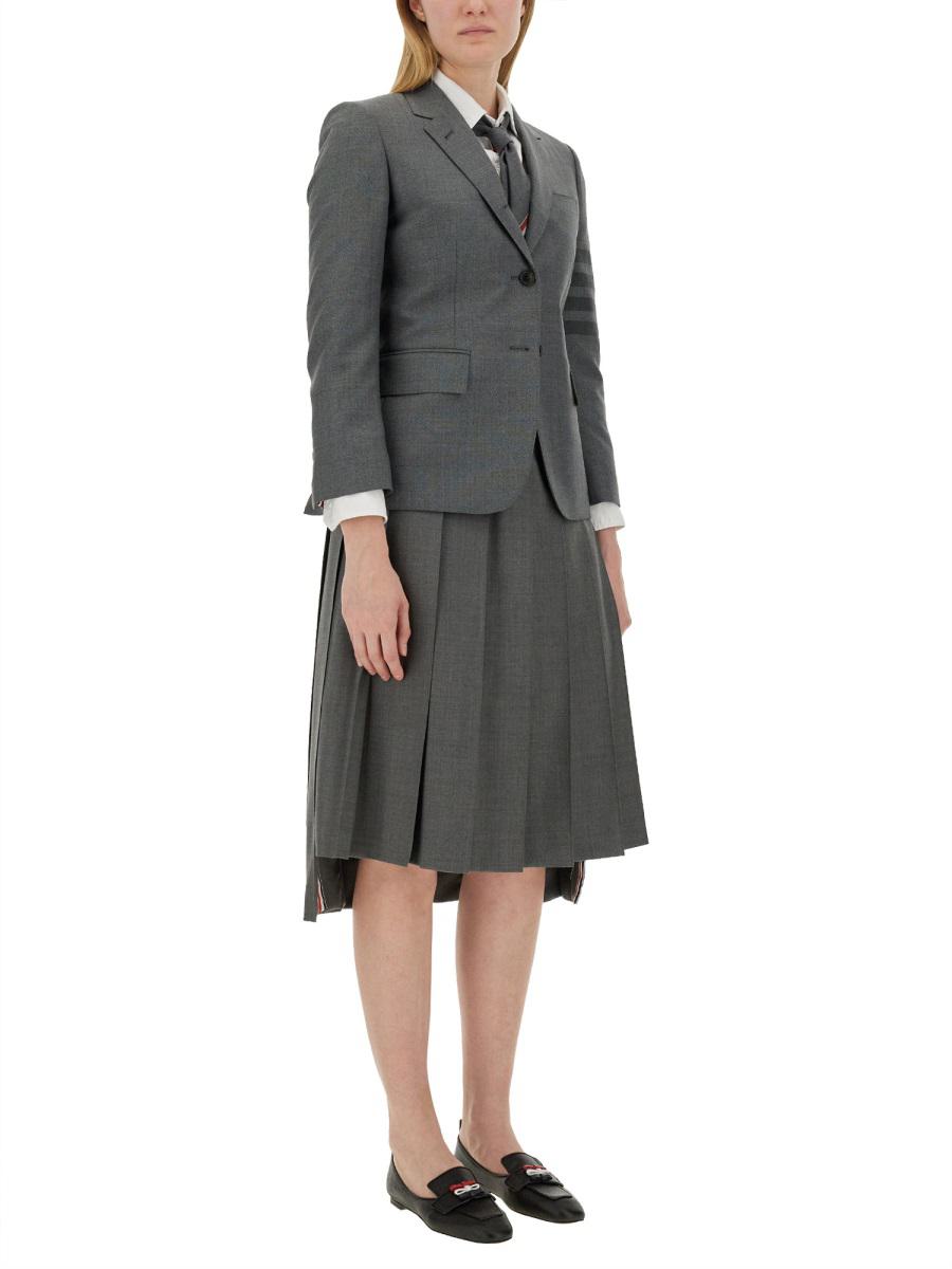 Shop Thom Browne Classic Sports Coat In Grey