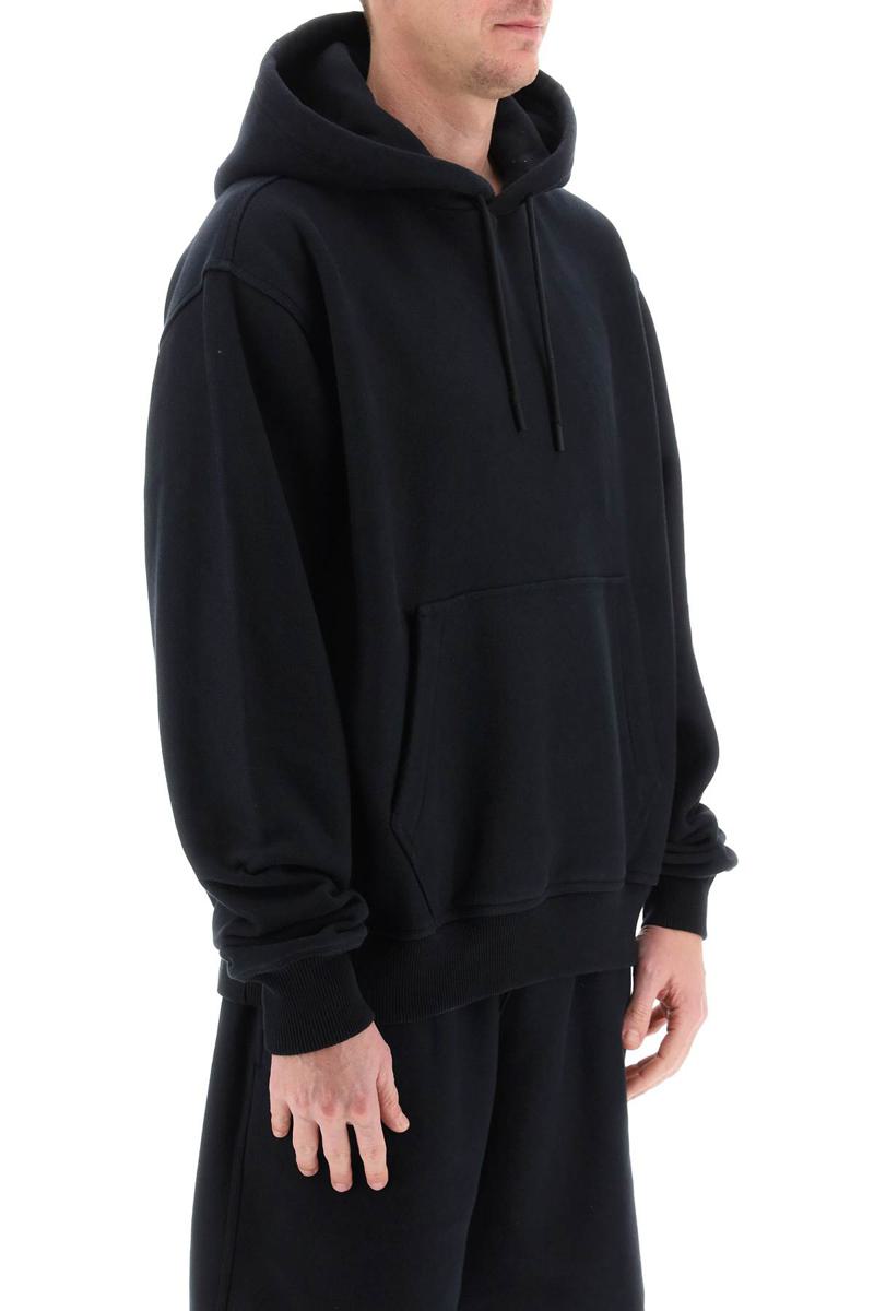 Shop Burberry Ekd Hoodie In Nero