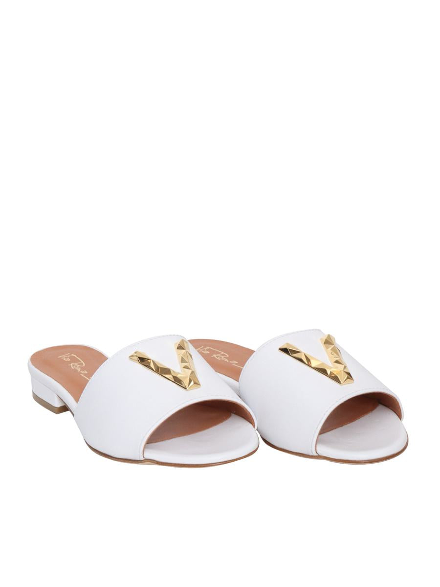 Shop Via Roma 15 Sandalo In White