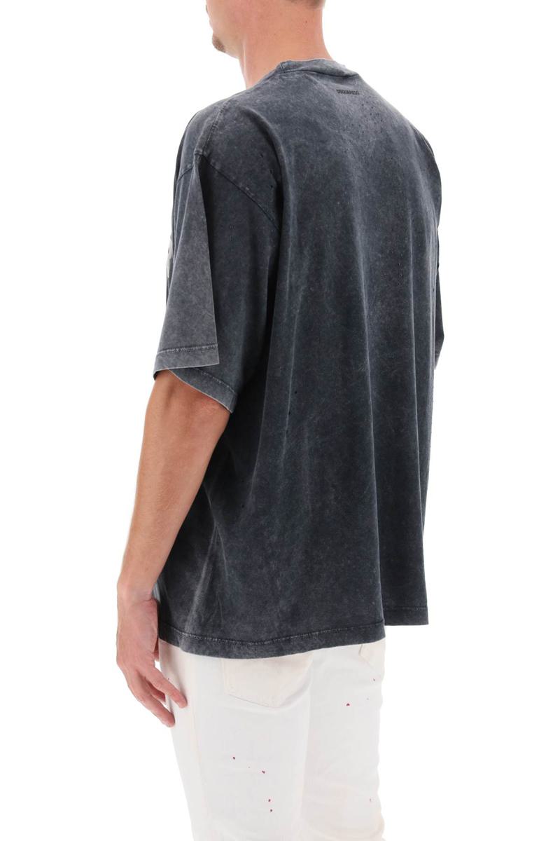 Shop Dsquared2 Iron Fit T-shirt In Grigio