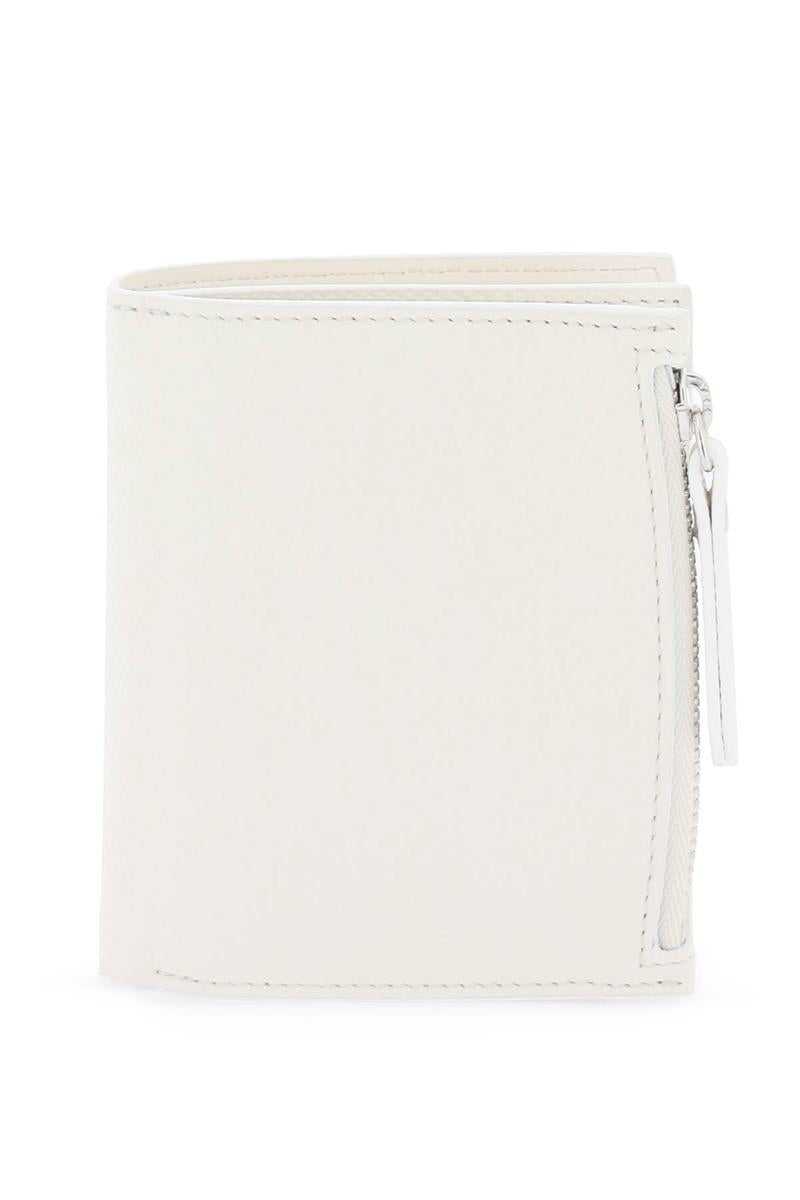 Shop Maison Margiela 'four Stitches' Wallet In Bianco