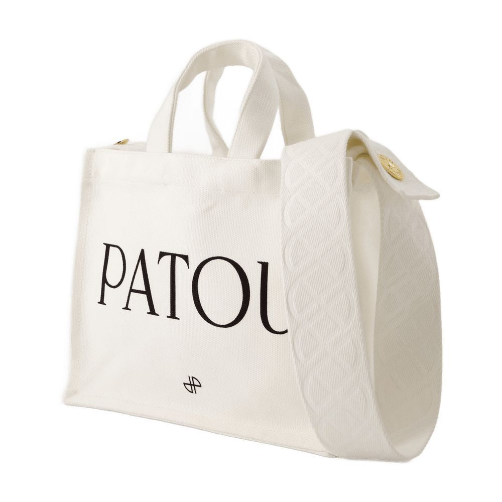 Patou Small Tote Bag In Beige