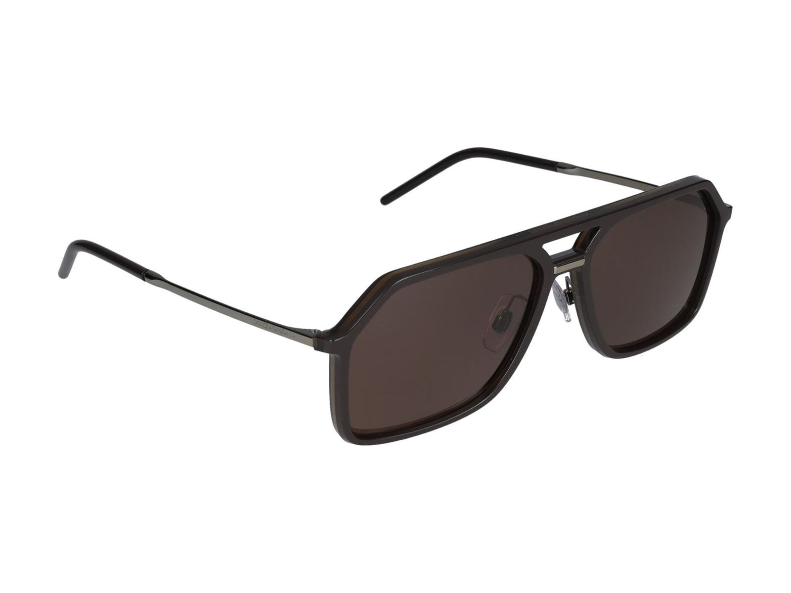 Shop Dolce & Gabbana Sunglasses In Brown