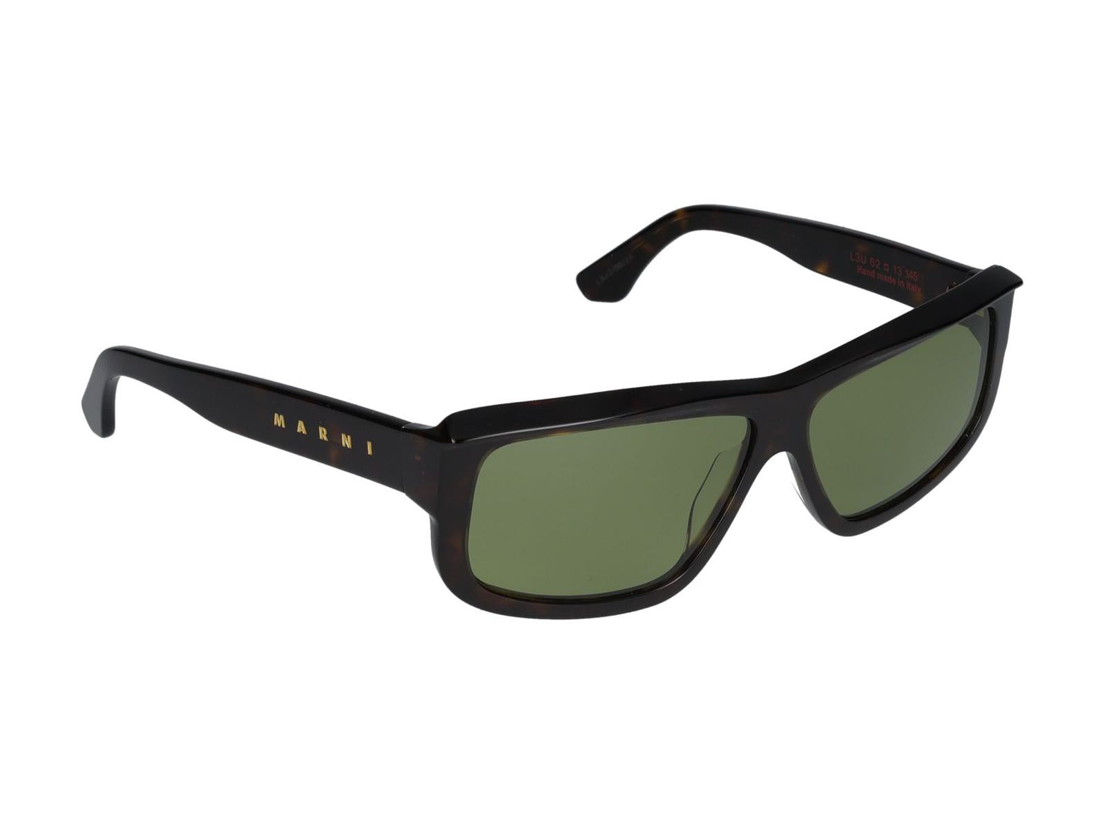 Shop Marni Sunglasses In Green