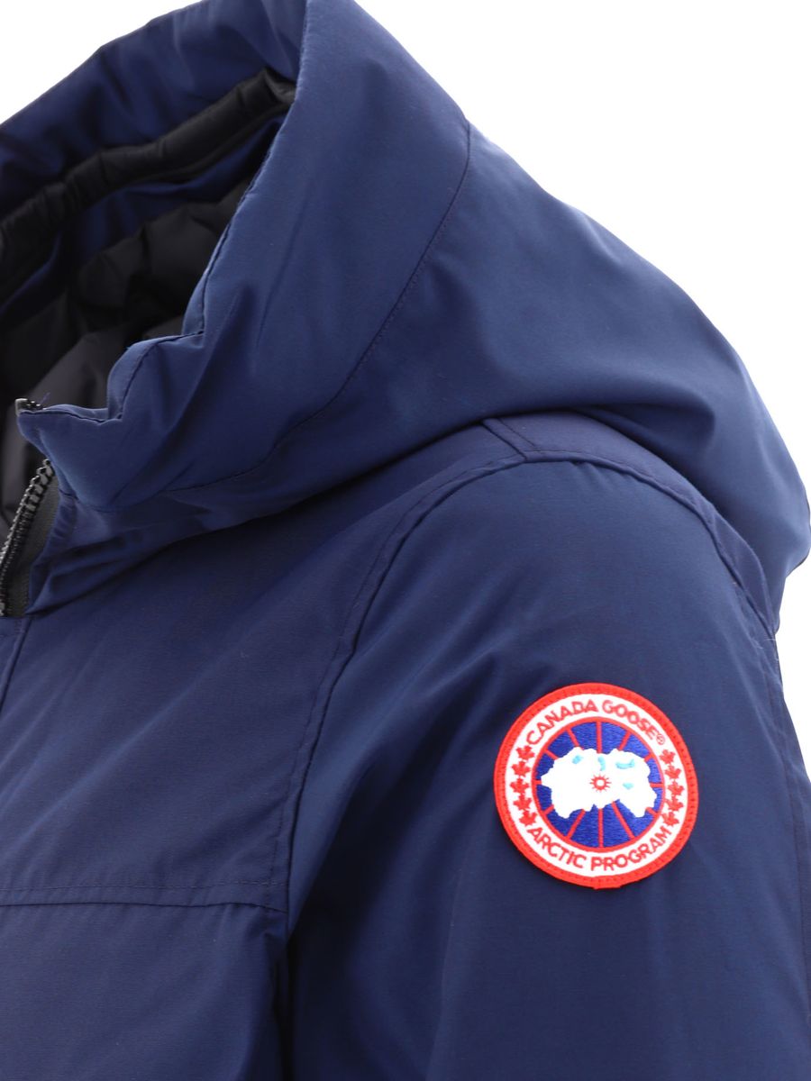 Shop Canada Goose "langford" Parka In Blue