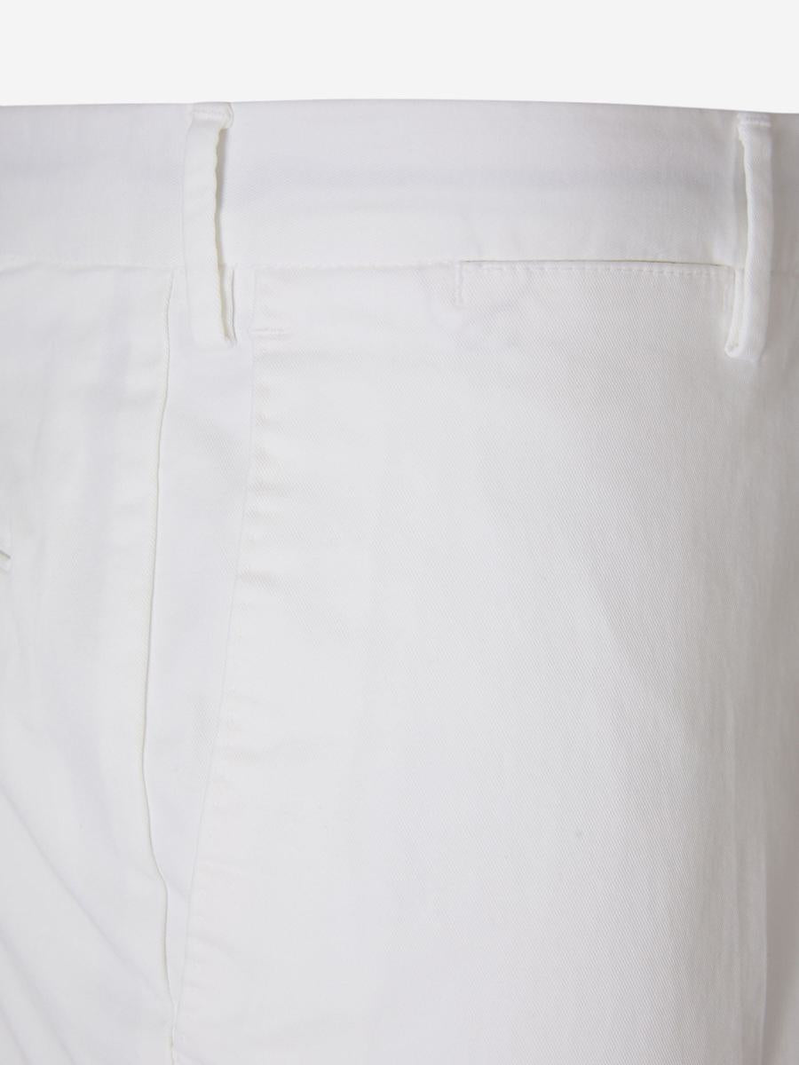 Shop Pt01 Stretch Chino Trousers In White