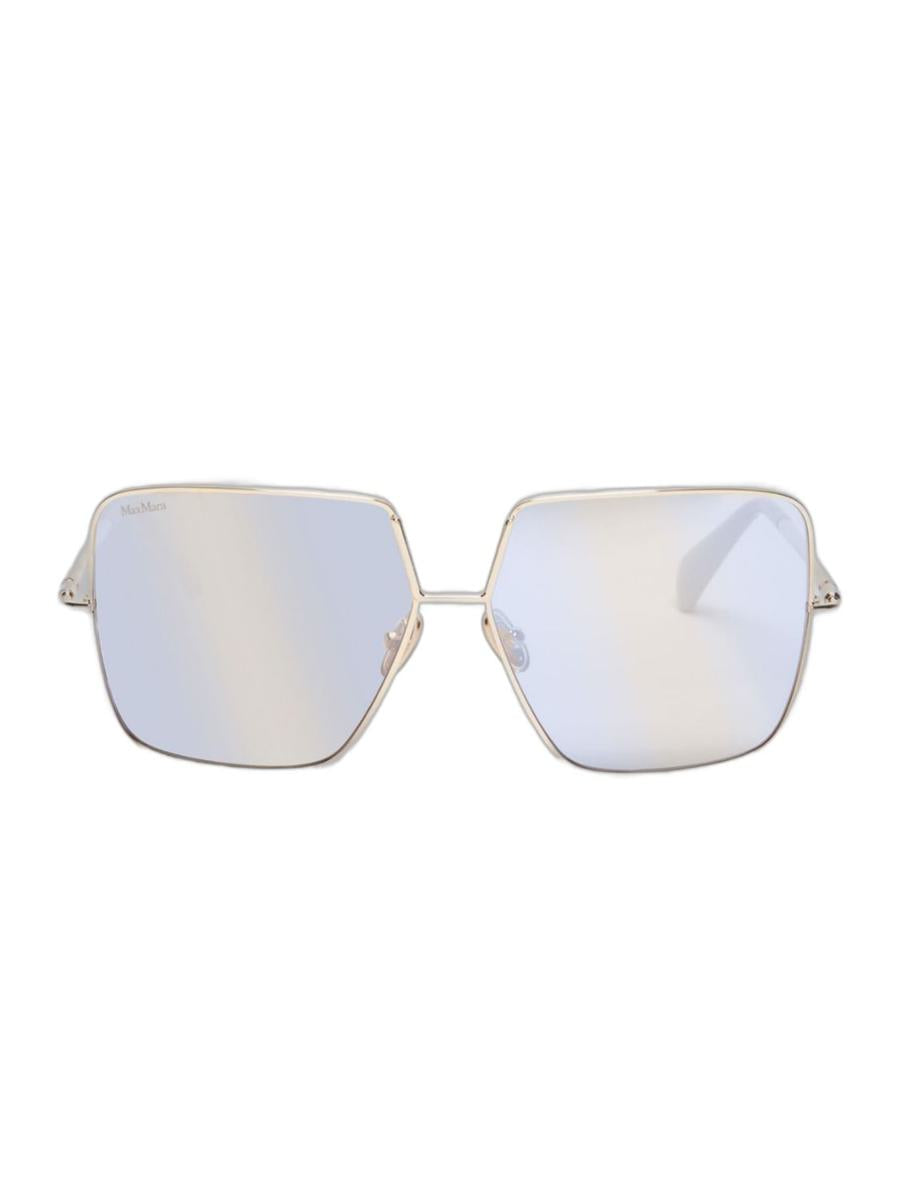 Shop Max Mara Sunglasses In Metallics