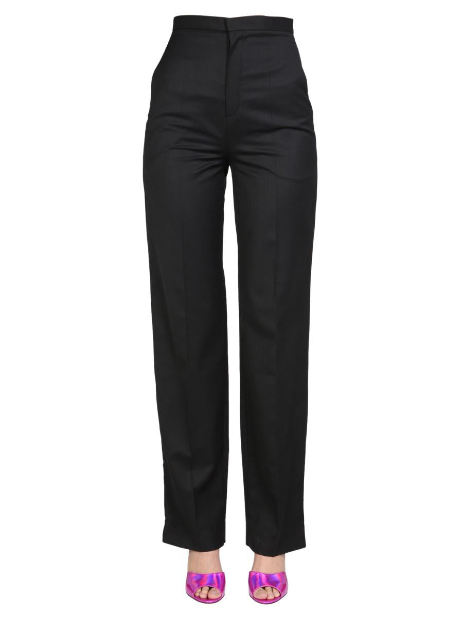 Shop Anouki Straight Leg Pants In Black