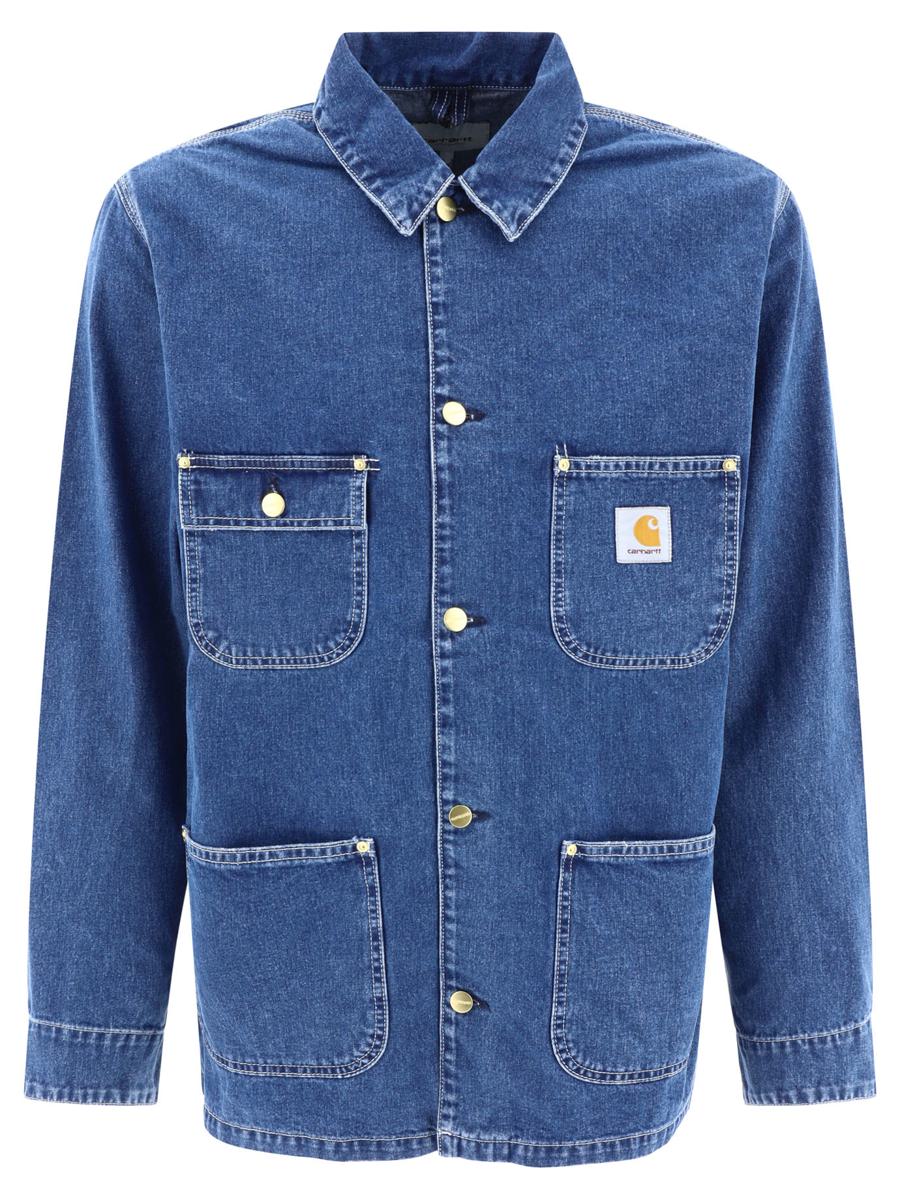 Shop Carhartt Wip "chore" Denim Jacket In Blue