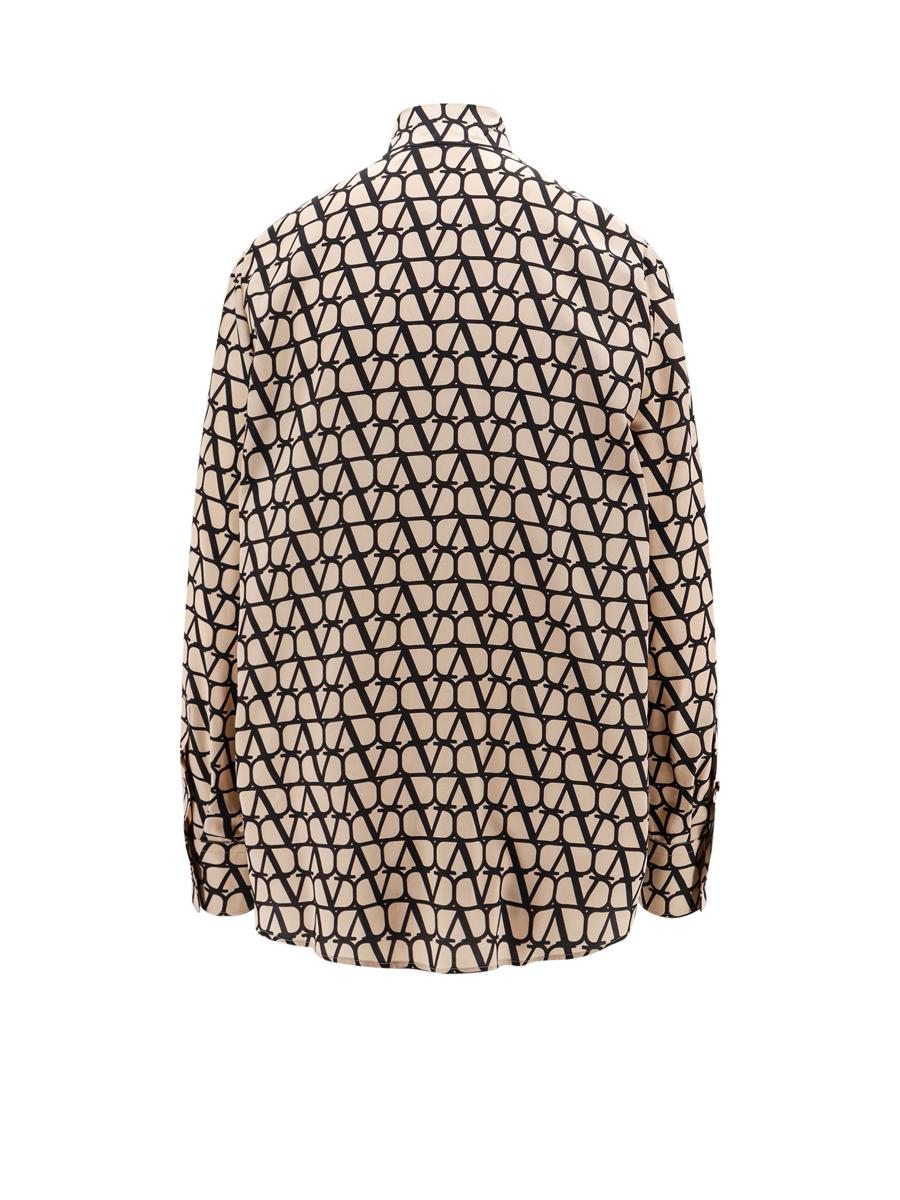 Shop Valentino Shirt In Beige