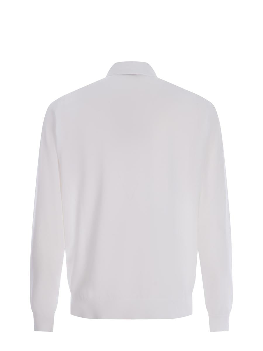 Shop Filippo De Laurentiis Polo Shirt In White
