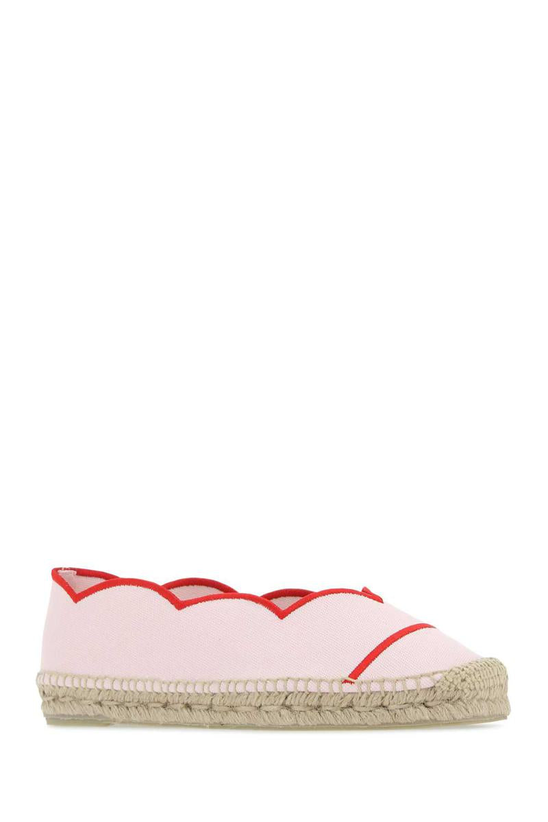 Castaã±er Castañer Woman Espadrilles Pink Size 6.5 Textile Fibers In Pink