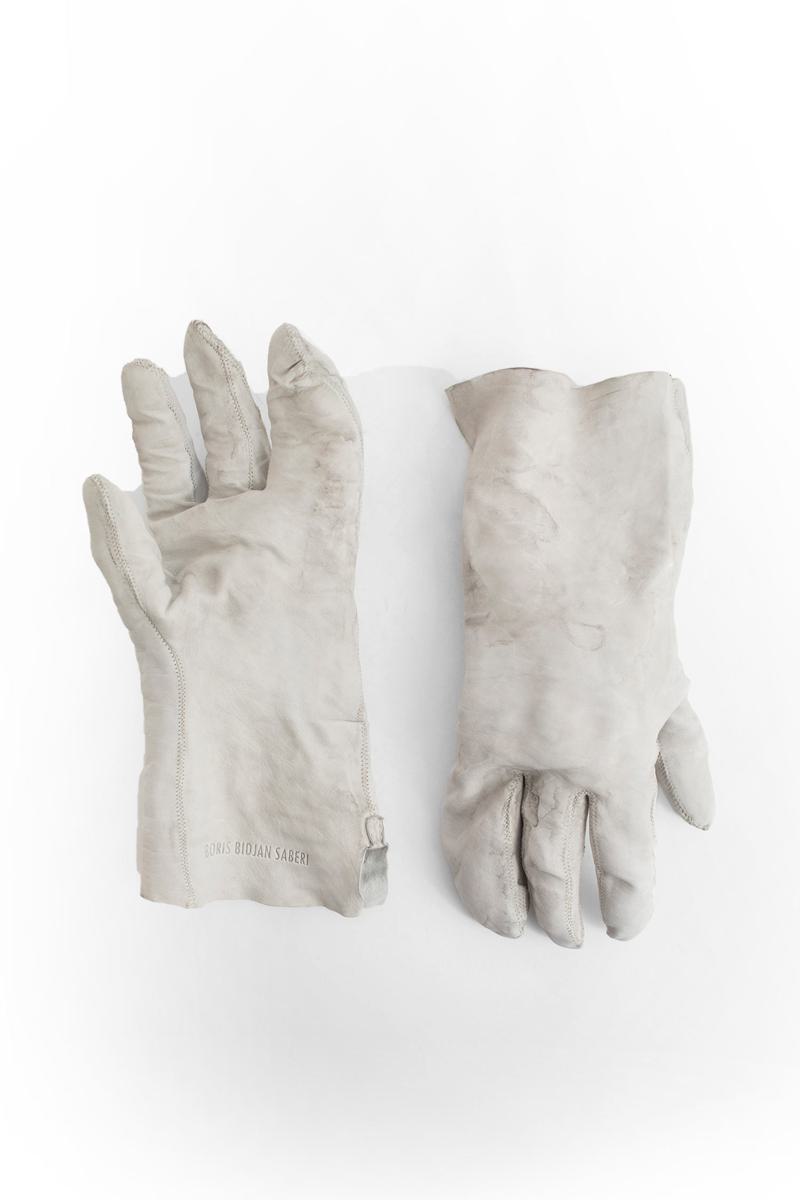 Shop 11 By Boris Bidjan Saberi Gloves In Grey