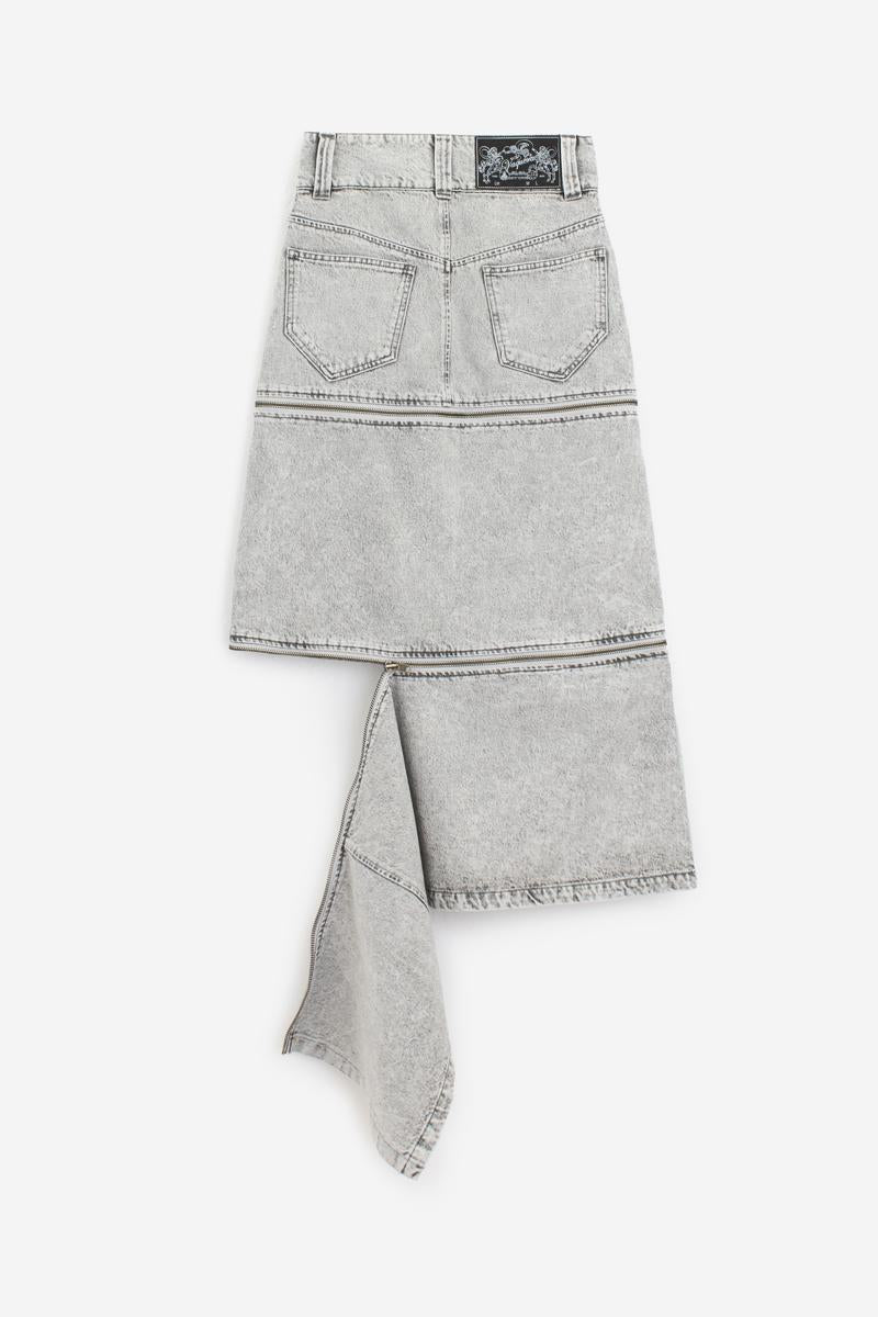 Shop Vaquera Skirts In Grey
