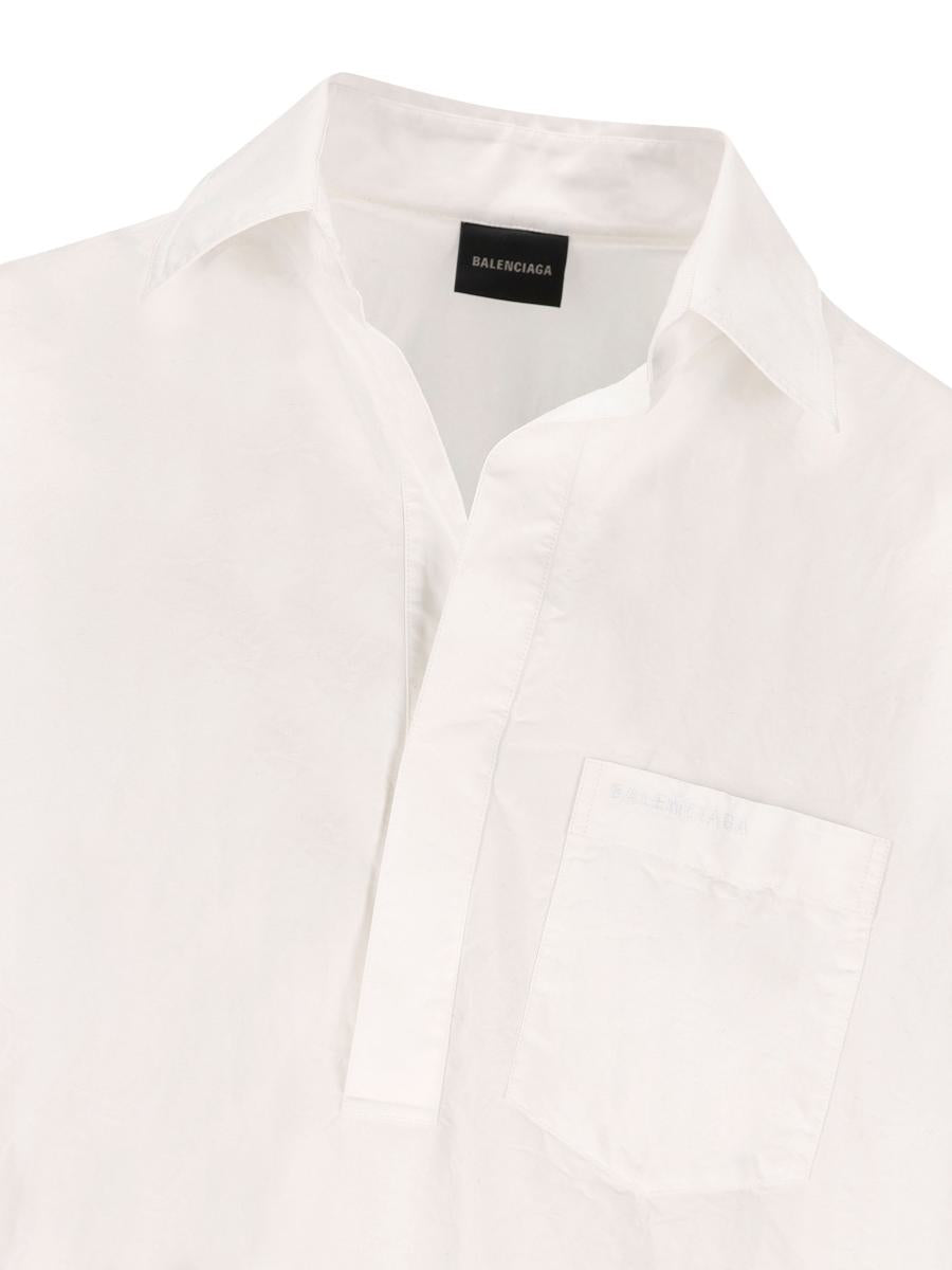 Shop Balenciaga Shirts In White