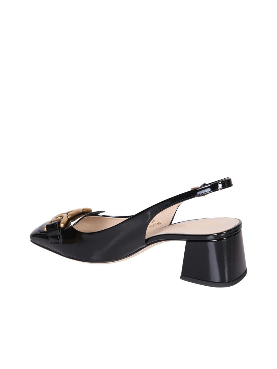 Shop Tod's Flats In Black