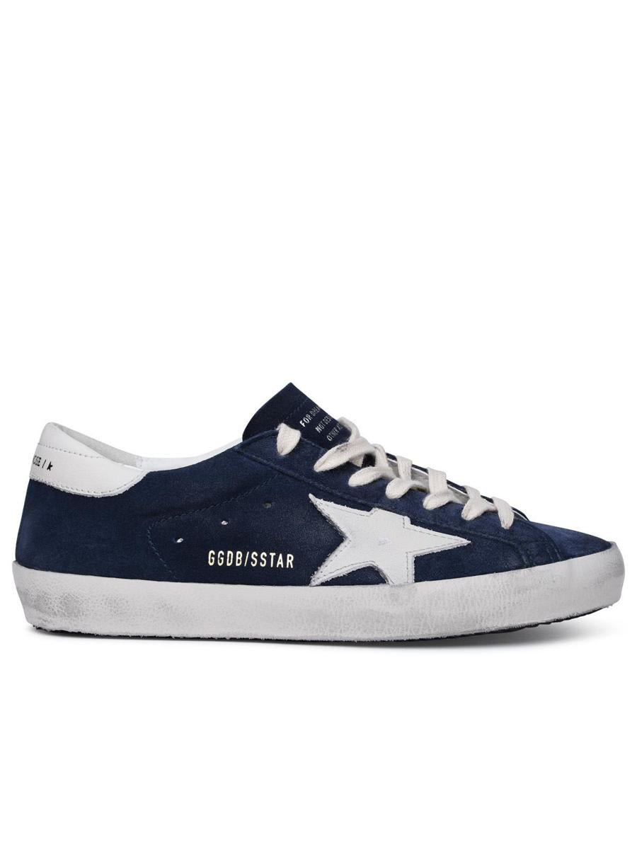 Golden Goose 'super-star Classic' Blue Leather Sneakers